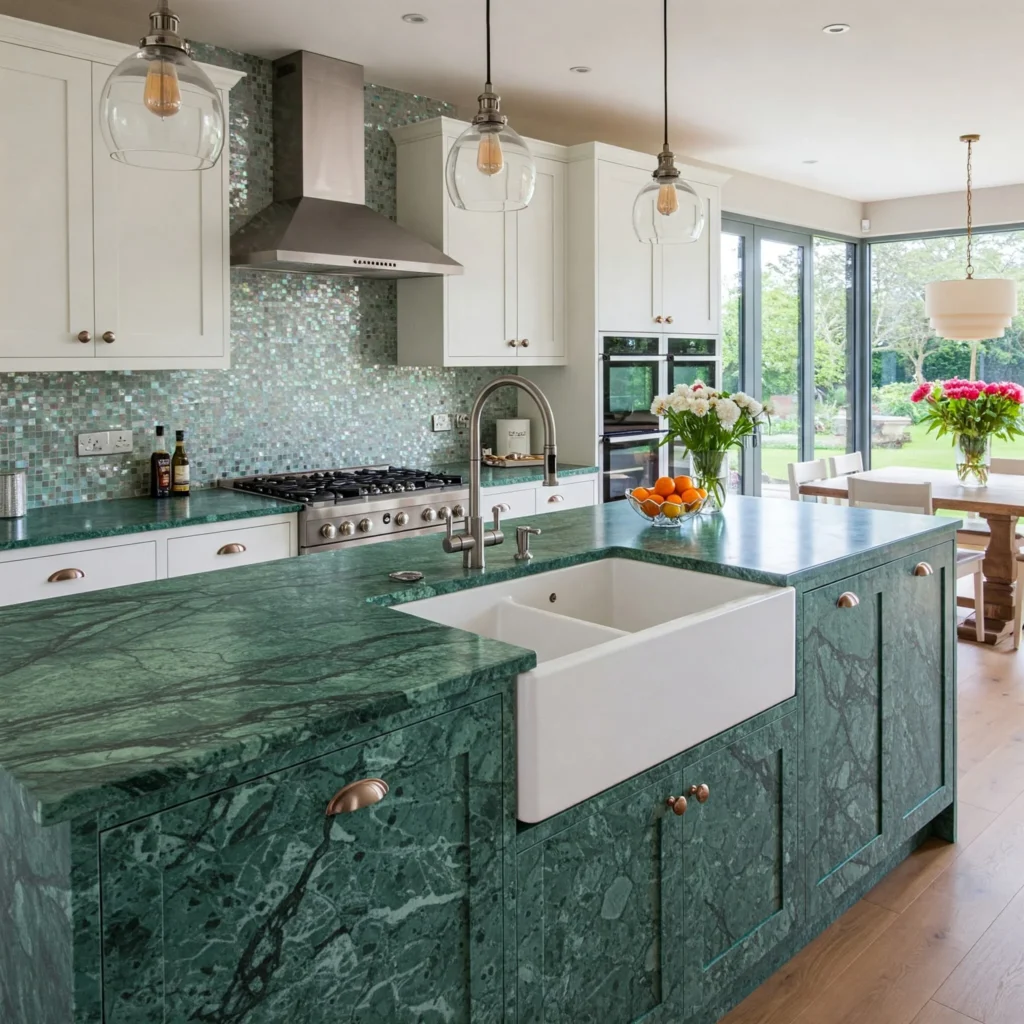 a design of kitchen countertops
